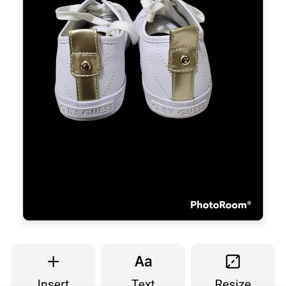 Preowned G By Guess White Sneakers - Picture 2 of 9